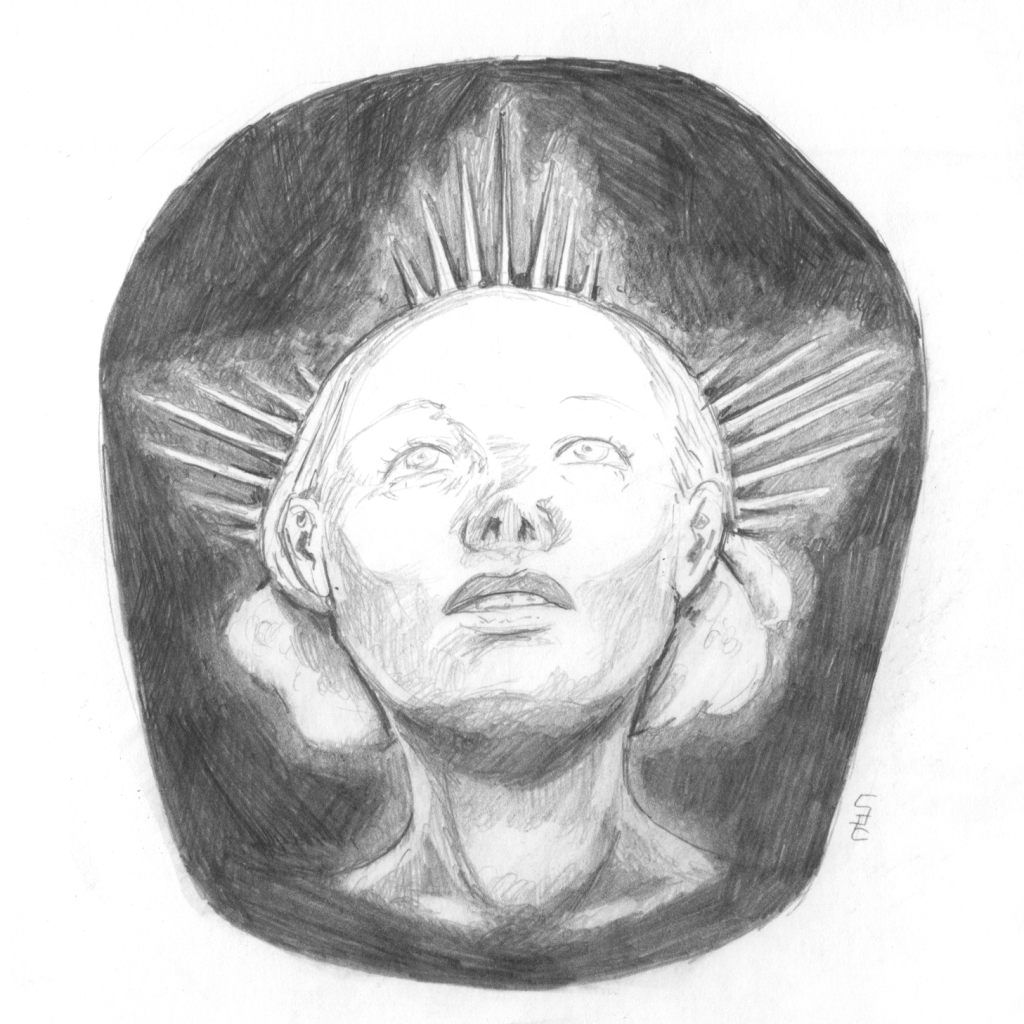 Glow Pencil Drawing / Leuchten Bleistiftzeichnung