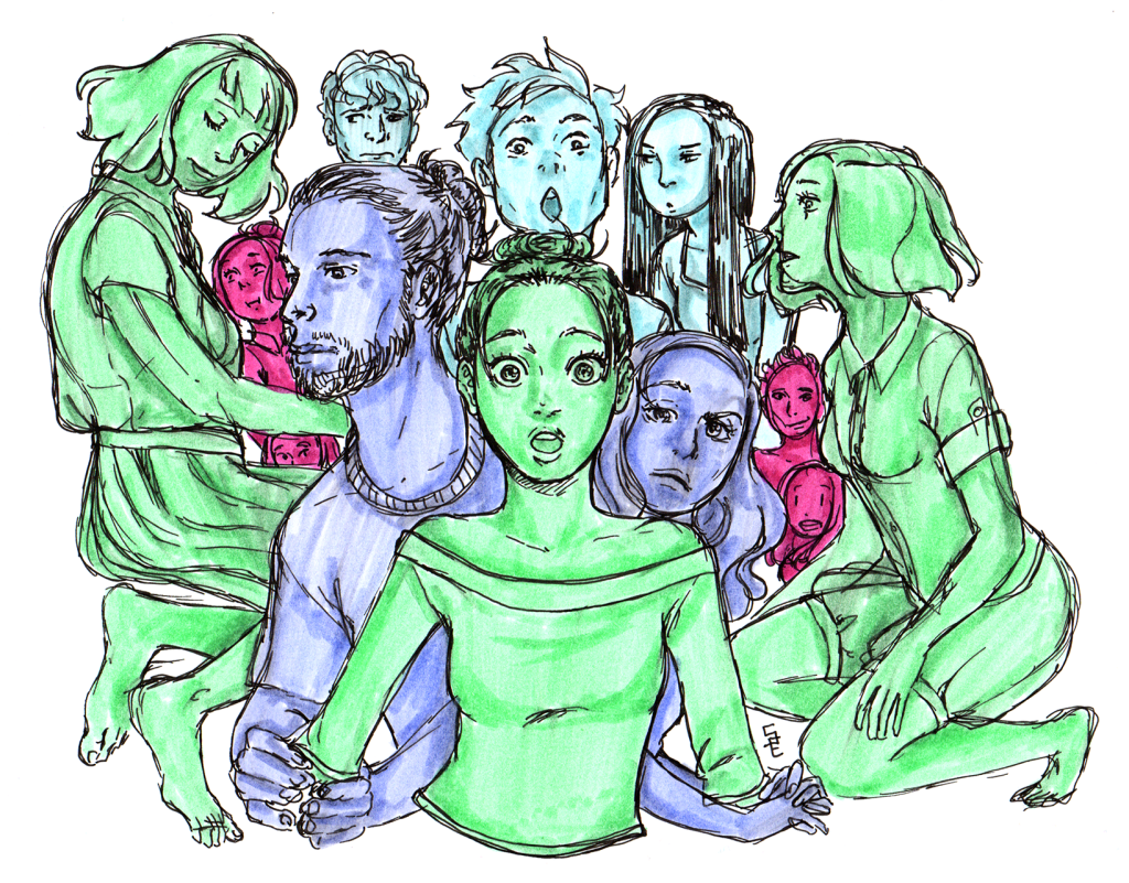 Sketches with a touch of color #04