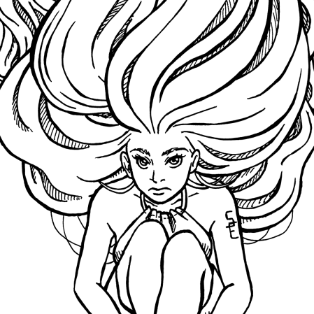 Hair Wall Finished Ink Thumbnail