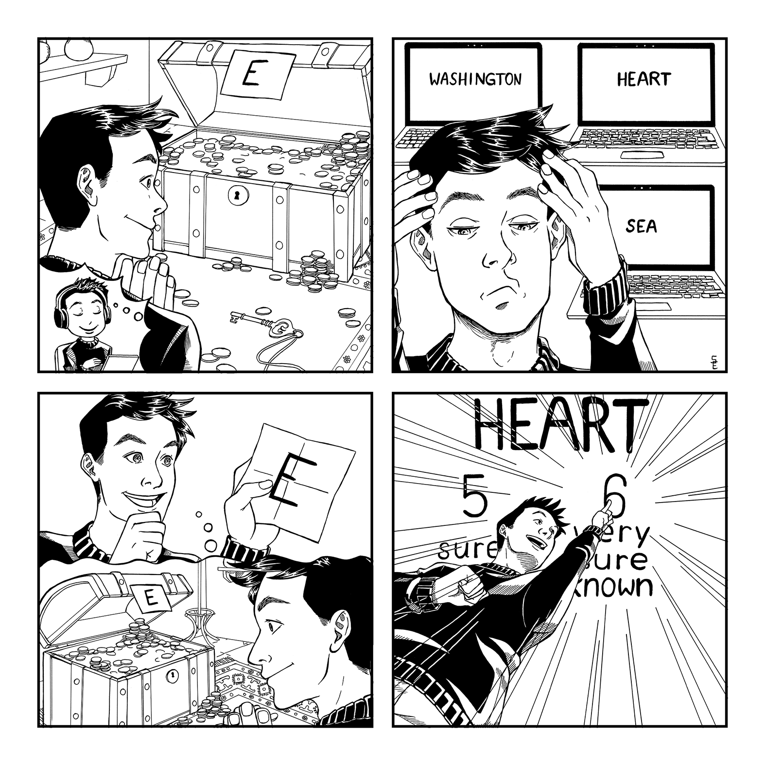 Memory & Hypnosis Full Comic Illustration